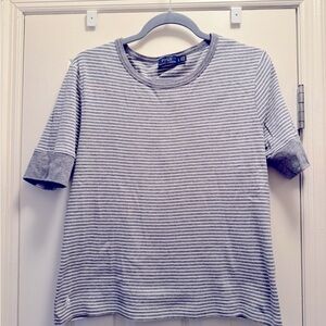 Polo Ralph Lauren Cotton Knit Short Sleeve banded top!